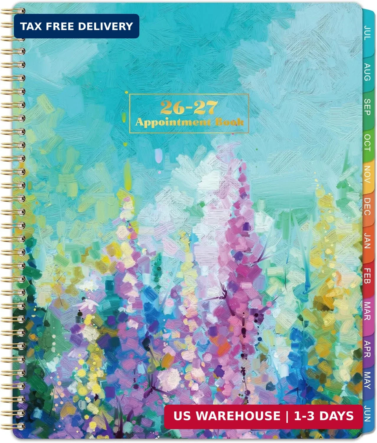 Appointment Book 2026-2027 – Weekly Appointment Book, Jul 2026 – Jun 2027, Hourl