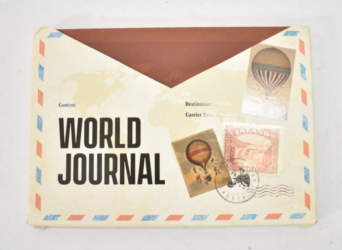 Trouvaille Global World Journal 100% Recycled Leather Soft Cover Genuine OEM