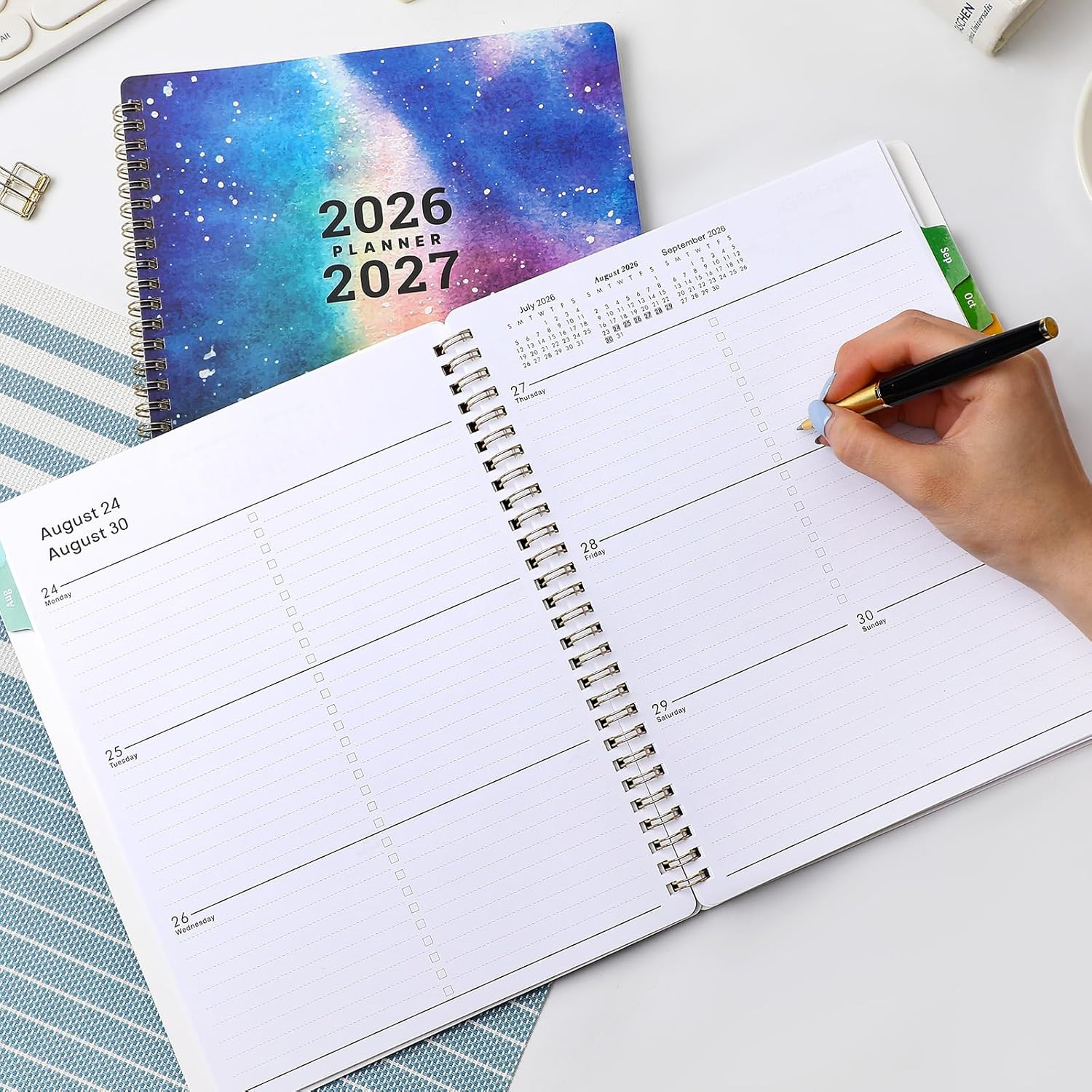 Planner 2026-2027 – Academic Planner 26-27, July 2026 – June 2027, 8″ x 10″, 202