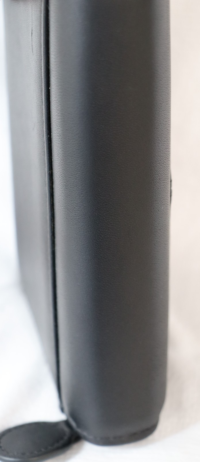 FRANKLIN COVEY Black Smooth Leather Six Ring Binder Notebook 7″ NEW