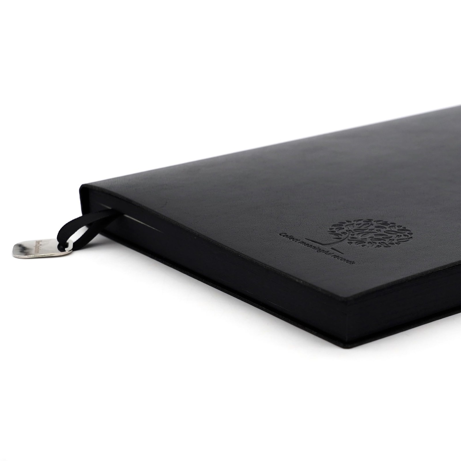 BenOpinion College Ruled Notebook Lined Journal – 100 Gsm 224 Pages Black