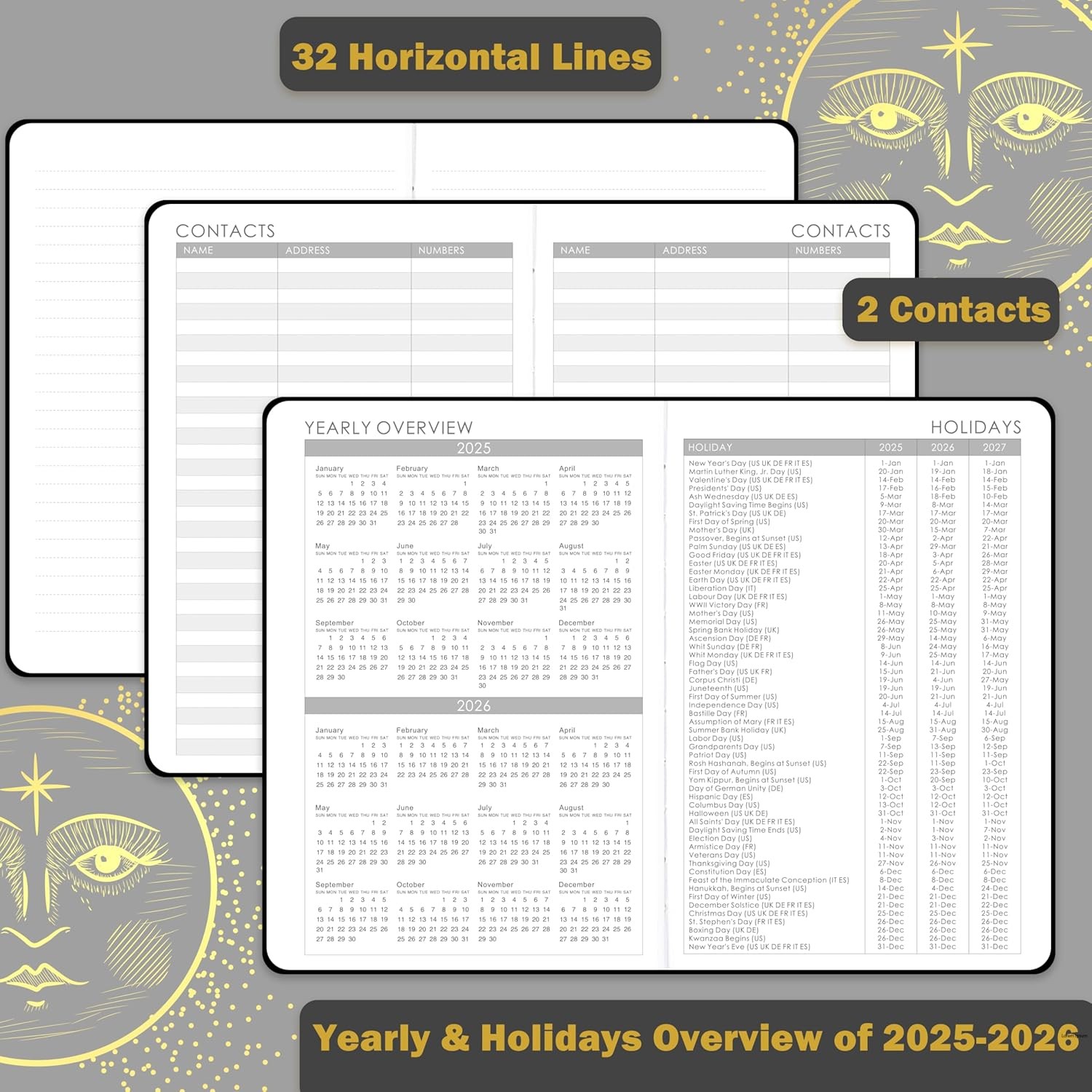 Planner 2026-2027 – Academic Planner 2026-2027, July 2026 – June 2027, 5.75″ x 8
