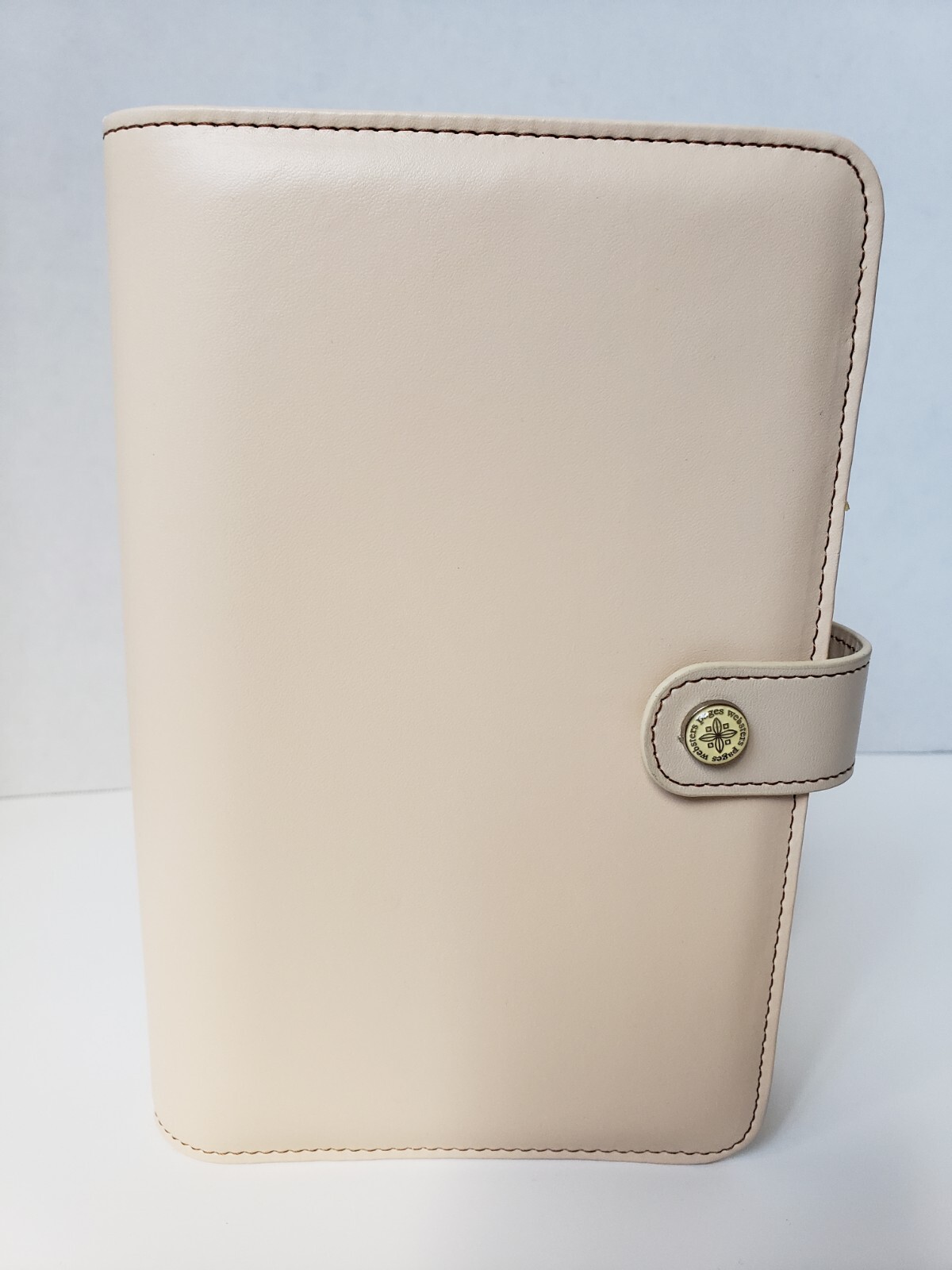 Websters Pages Personal Planner Natural Nude 6Ring Binder Agenda Organizer Beige