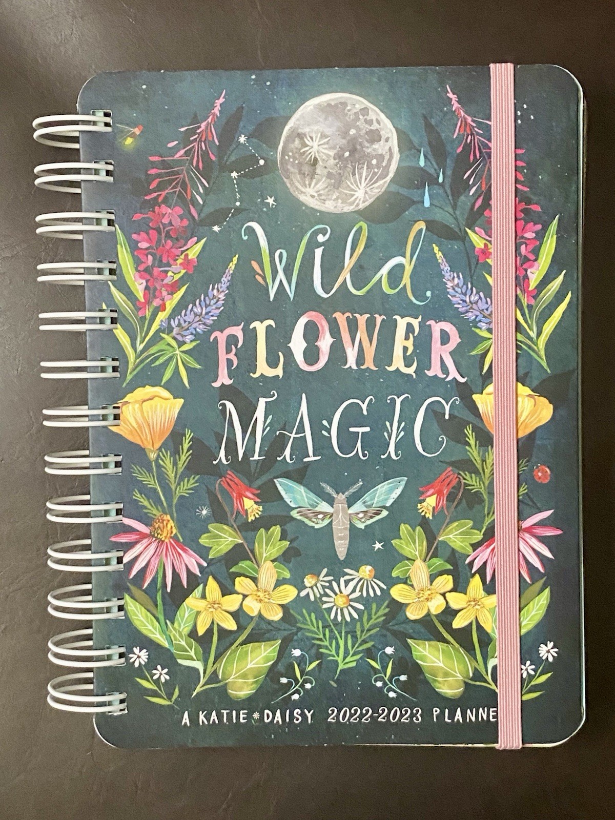 Katie Daisy Wildflower Magic 2022-2023 Weekly/Monthly Planner Spiral Bound