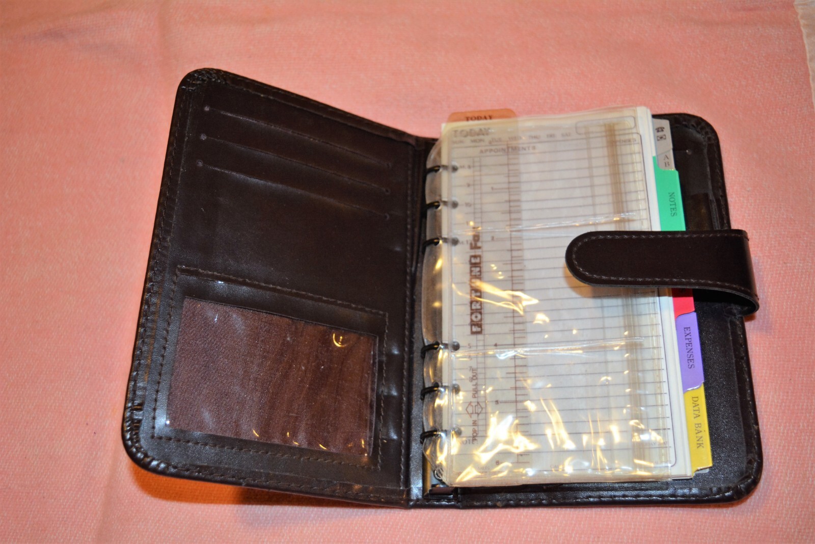 FORTUNE Day Timer Planner Day Runner Organizer Vinyl 6.75″ x 3/75 Inserts