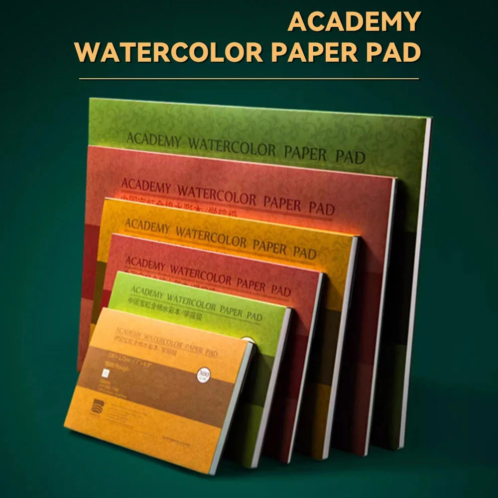20 Sheets Baohong 200g/300g Watercolor Sketchbook 100% Cotton Watercolor Paper S