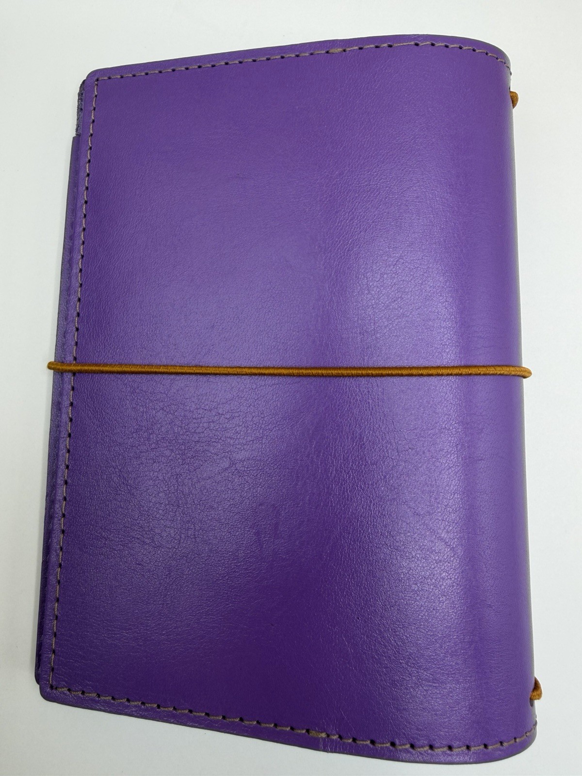Sojourner Pocket TN Purple Leather Traveler’s Notebook Floral Cover