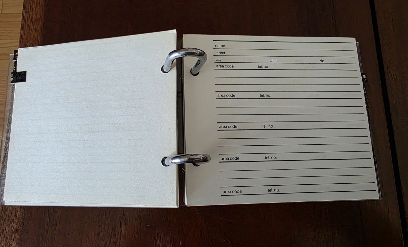 Vintage Equestrian Horse Acrylic Address Book Phone Binder Unused
