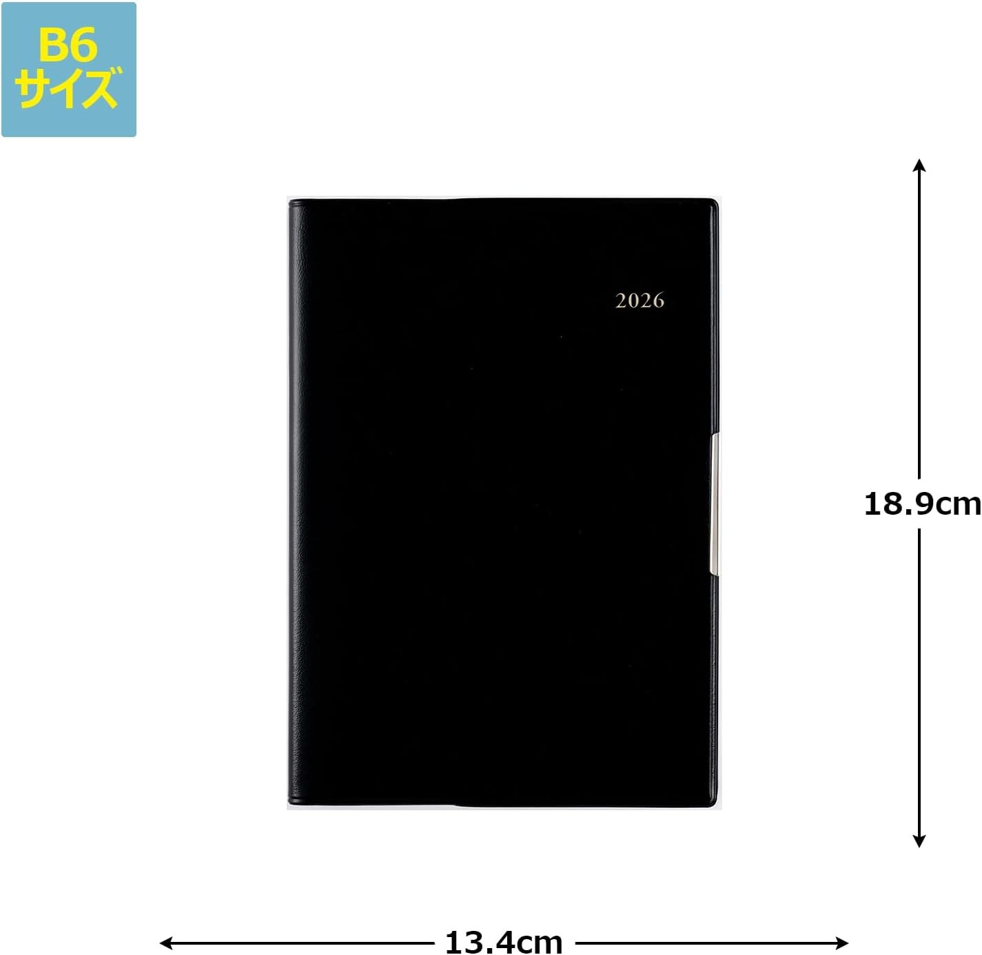234 Ferte 4 Planner, Takahashi Bookstore, 2026 Edition, Black, Weekly, B6 Size