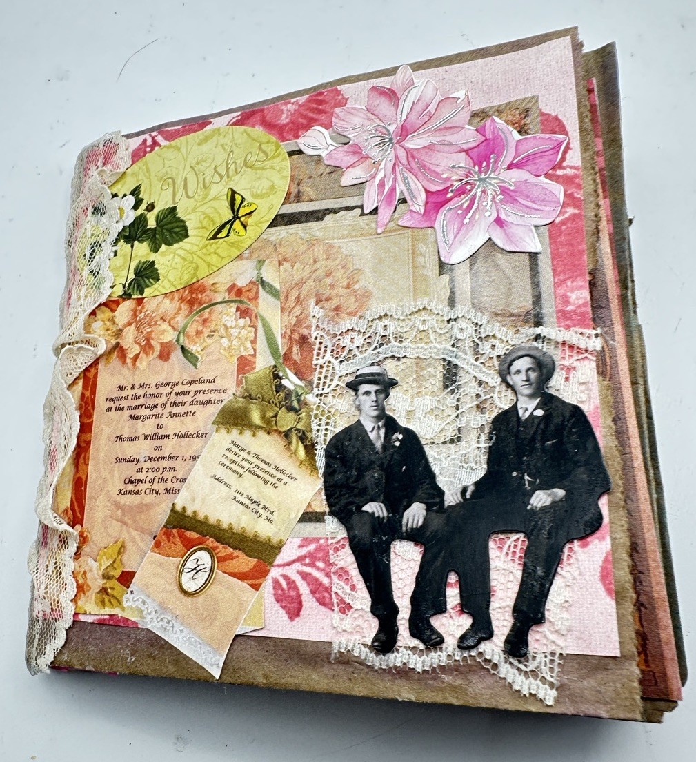Junk Journal Wishes Themed Medium Is Brown Paper Bags