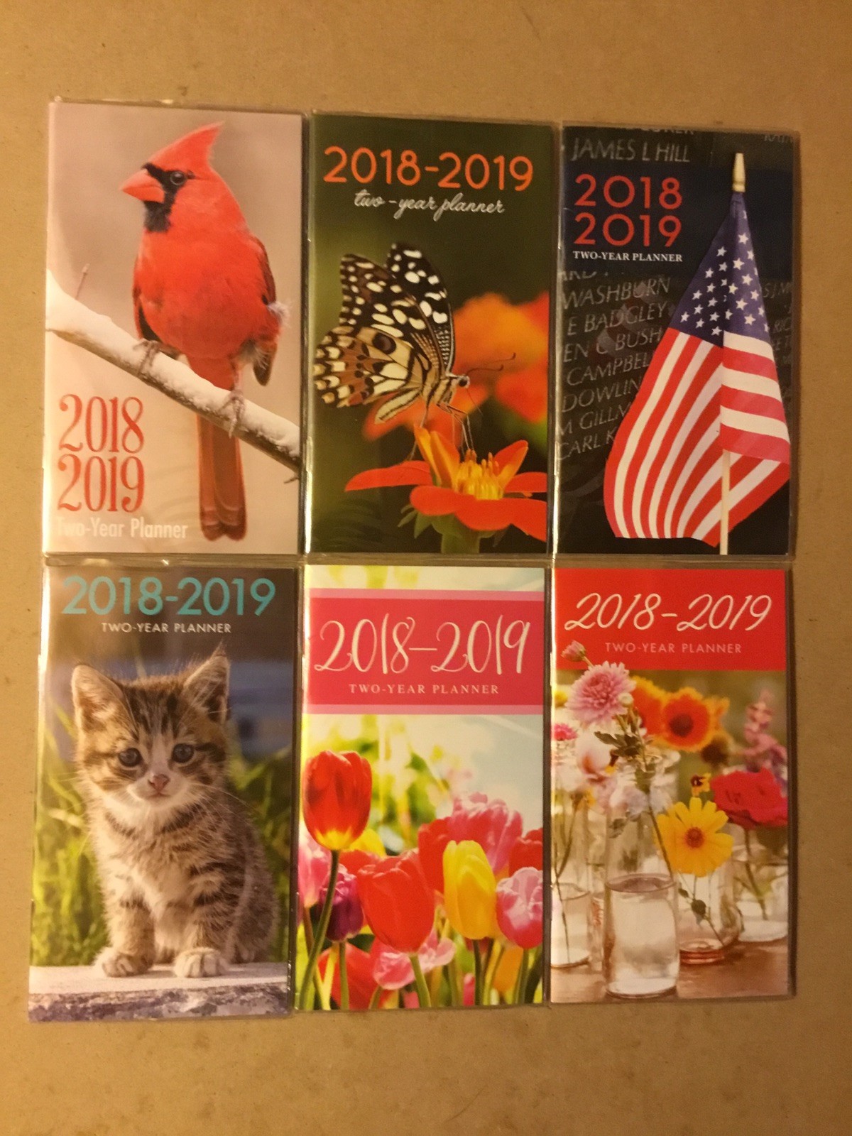 2 year 2018-19 Monthly Planner Calendar Organizer Pocket/Purse Size6 1/2″x3 3/4″