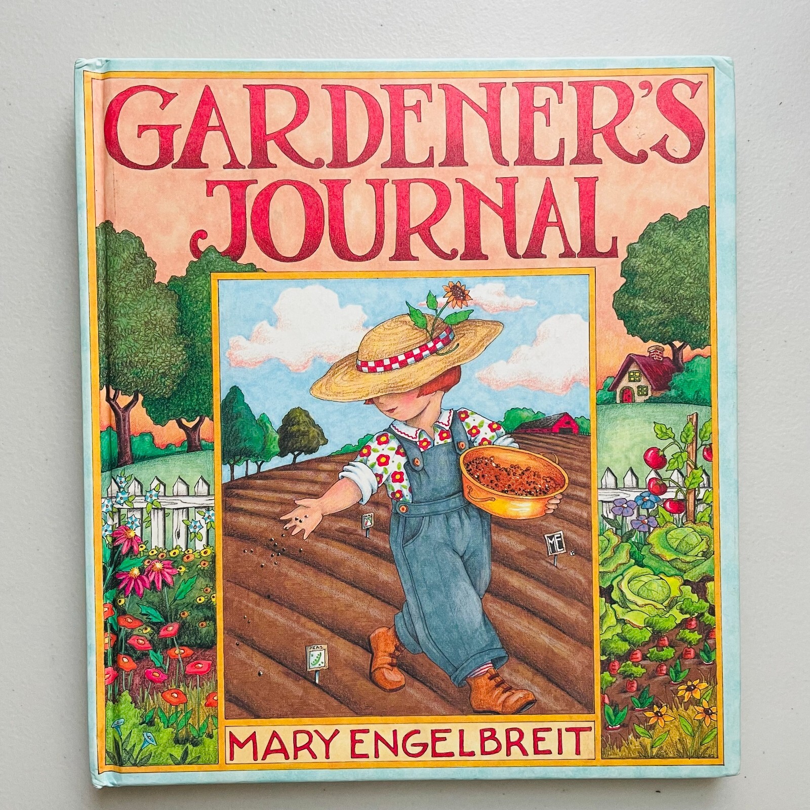 Mary Engelbreit Gardeners Journal 9×8” Vintage READ
