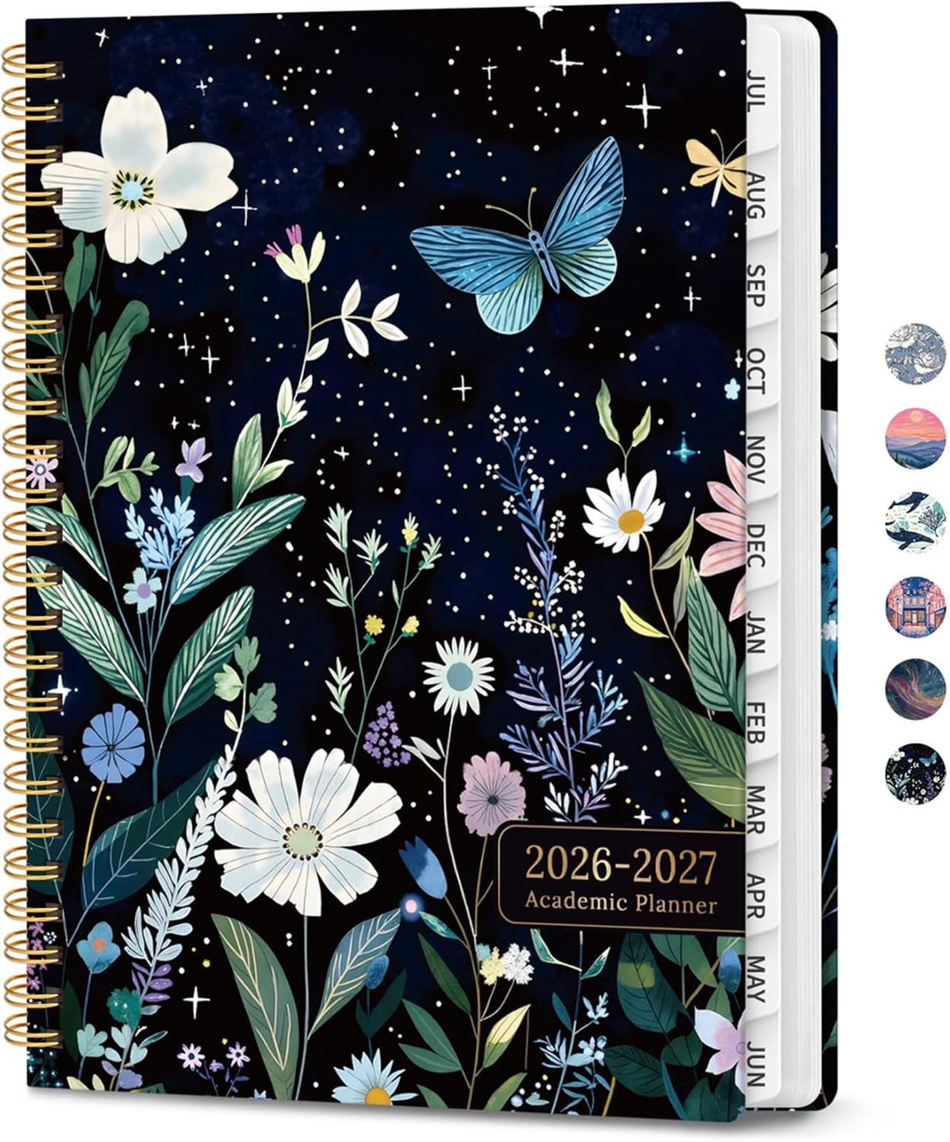 Planner 2026 2027, Hardcover Monthly Weekly Academic Teacher Student Calendar