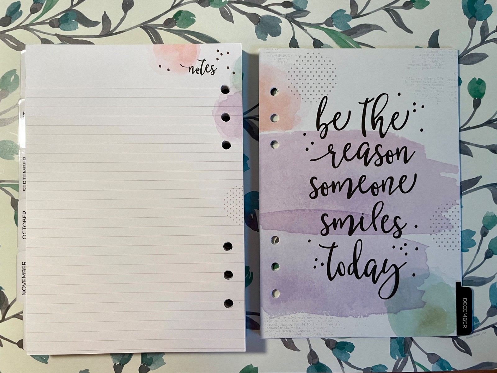 Carpe Diem Undated A5 Planner Inserts – Choose Joy