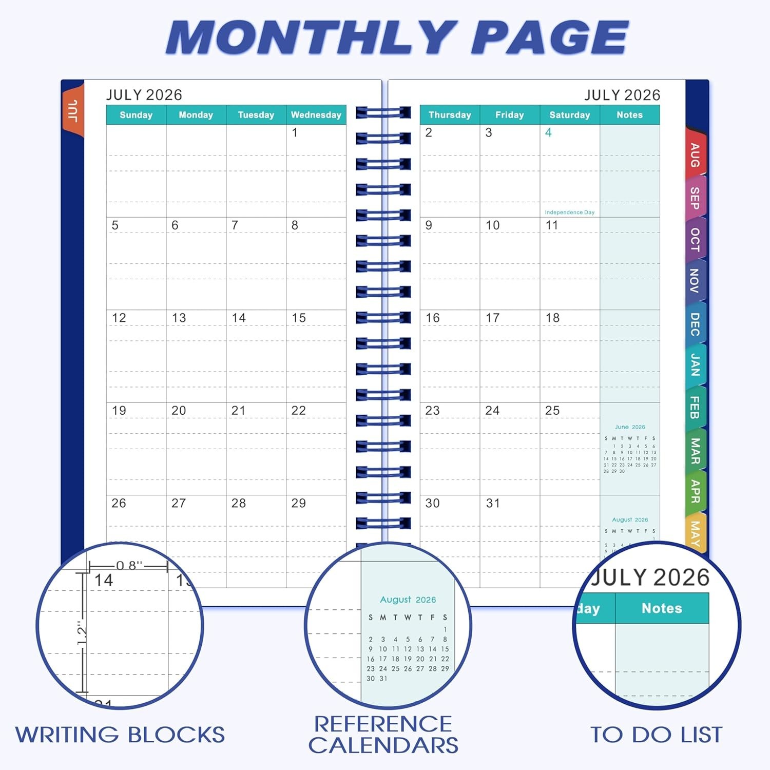 2026-2027 Pocket Calendar/Planner – 2026-2027 Weekly & Monthly Pocket Planner…