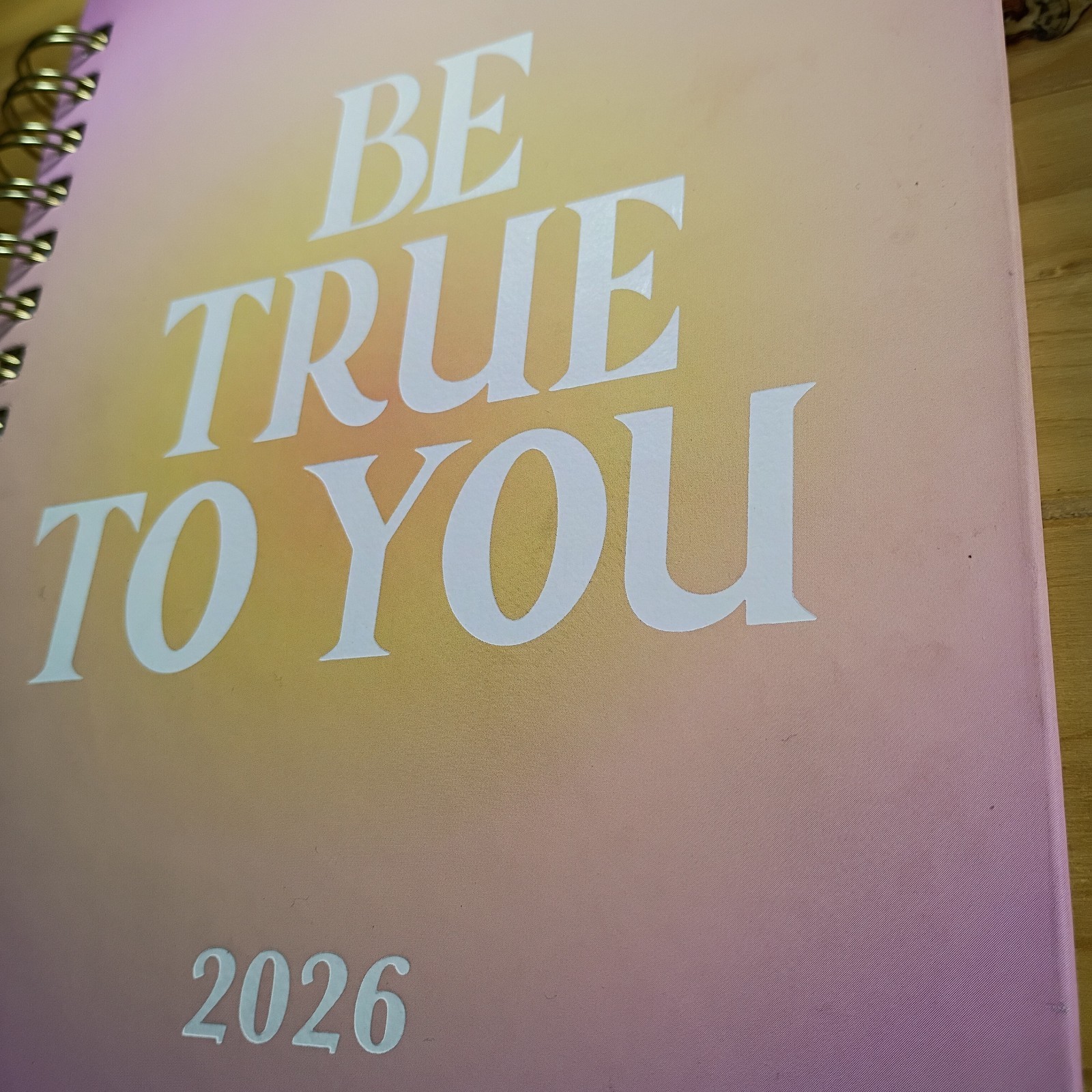 ÉCCOLO 2026, 12 Month Weekly Planner,Stickers, 7 X 8 3/4 In. Be True To You. New