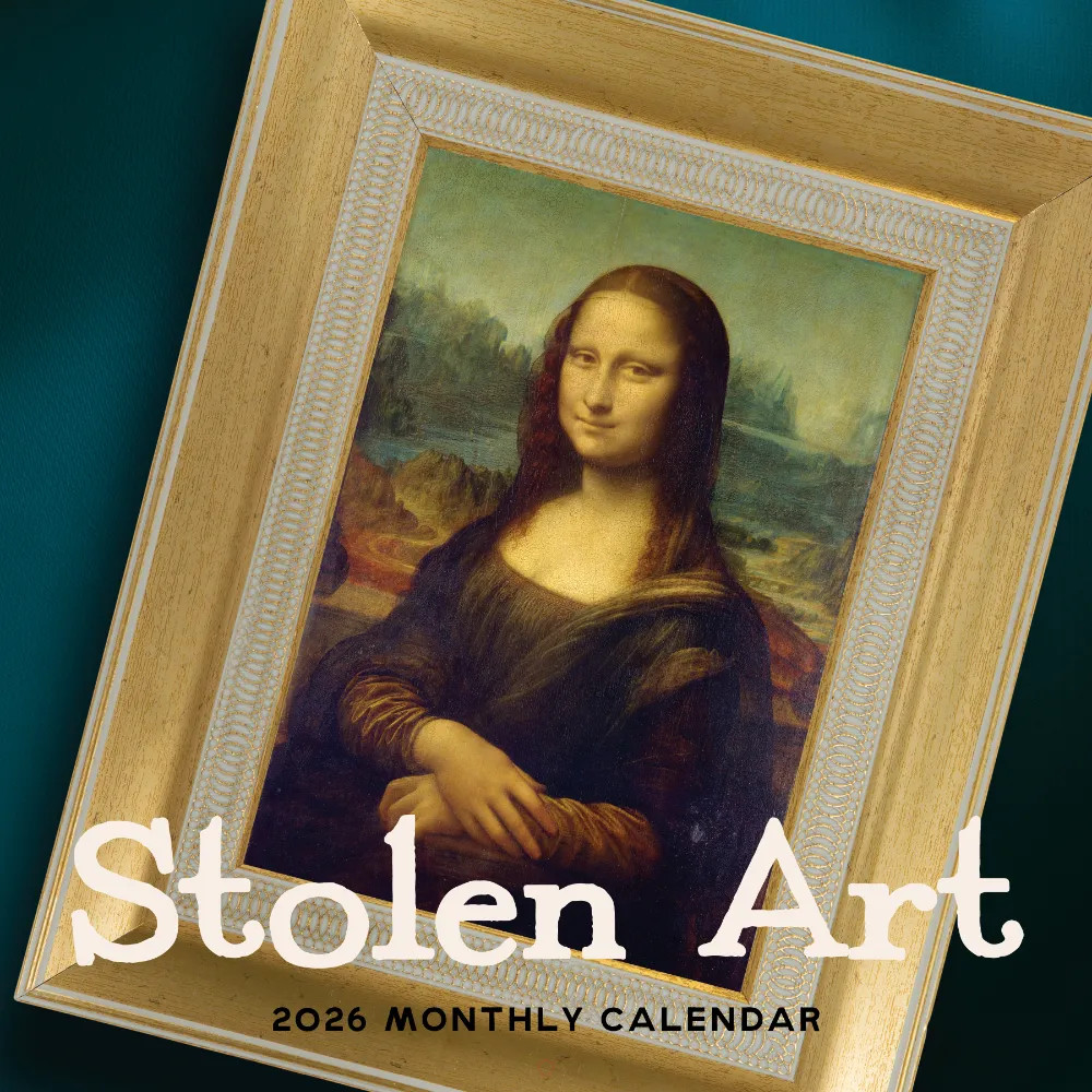 Stolen Art Calendar 2026 | 12″ x 24″ 12 Month Calendar | Marble City Press