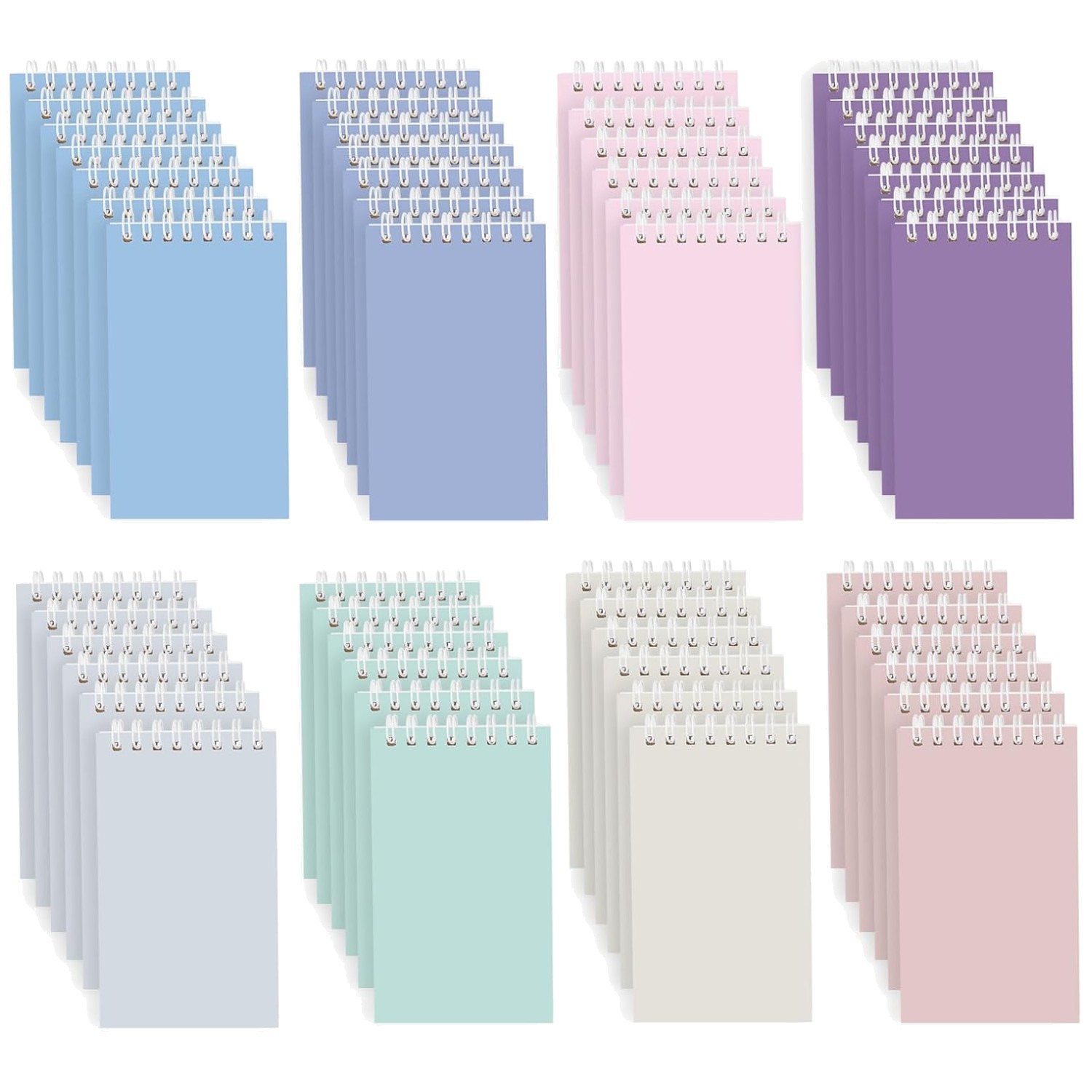 Small Spiral Notebooks 3×5 – Assorted Delightful Colors