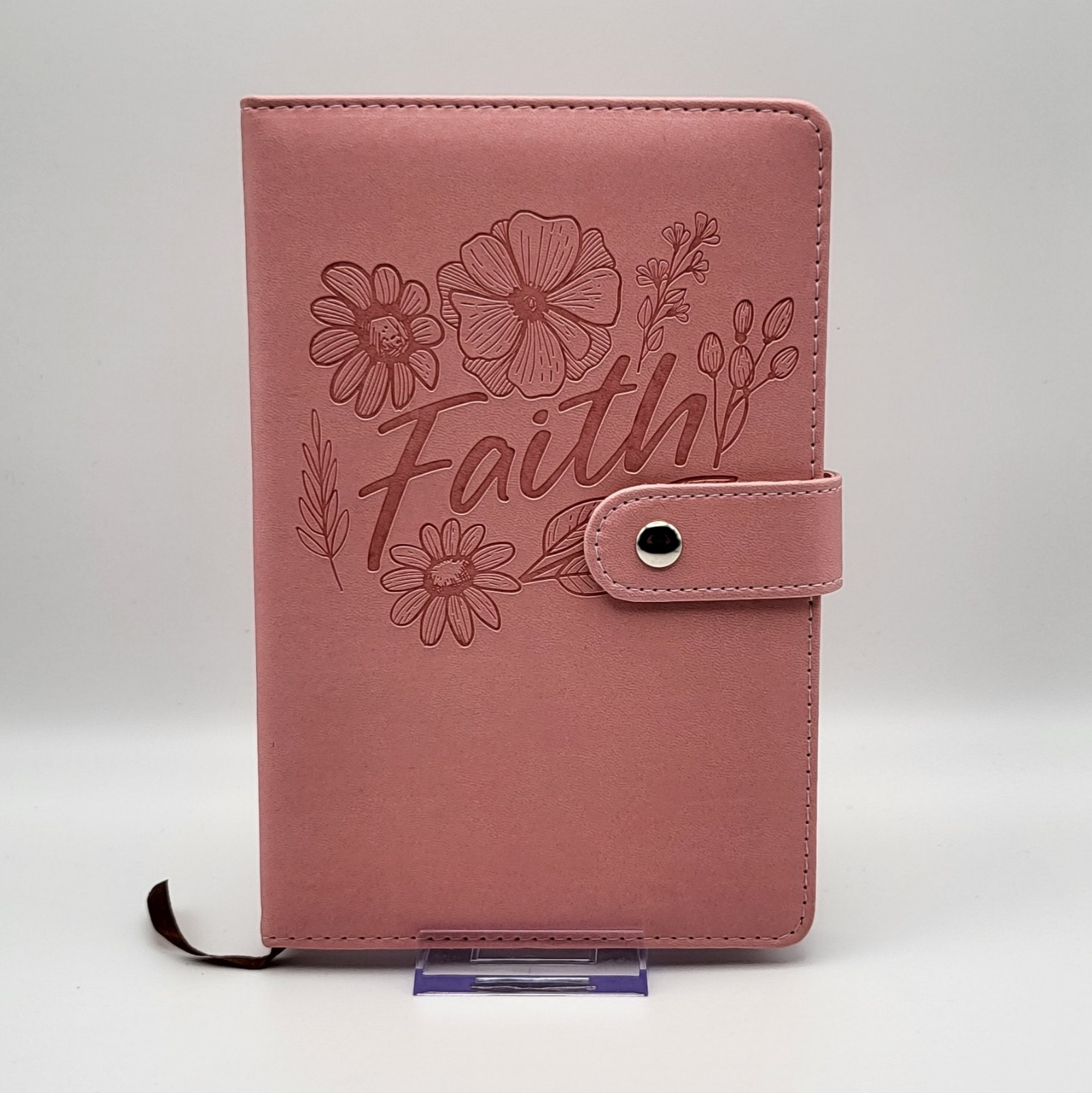 FineLife Leatherette Faith Journal 256 lined pages w/magnetic clasp
