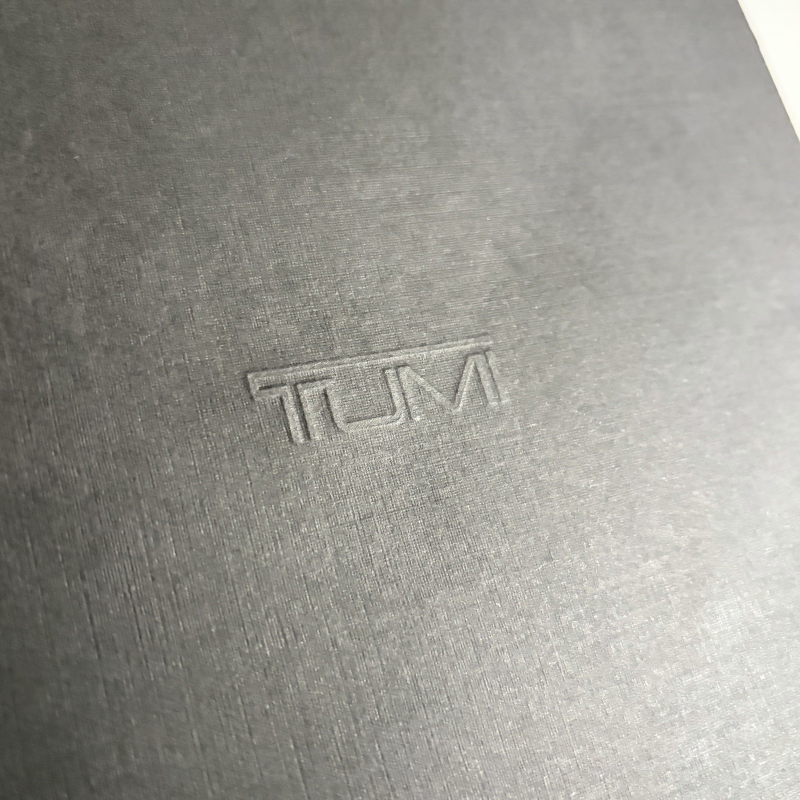 Tumi Padfolio Notepad Organizer Holder Black Leather 9 x 12″ Executive Legal Pad