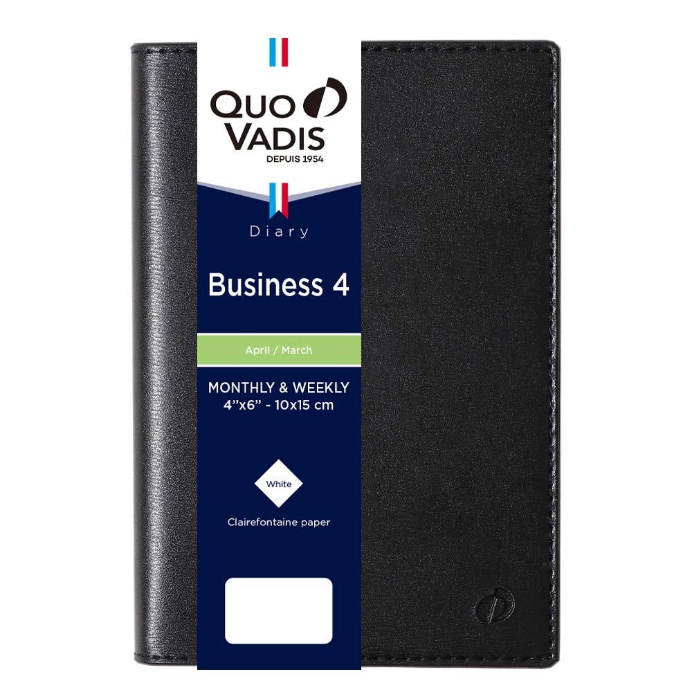 Business 4/Soho Notebook Diary, Black, qv66305bk
