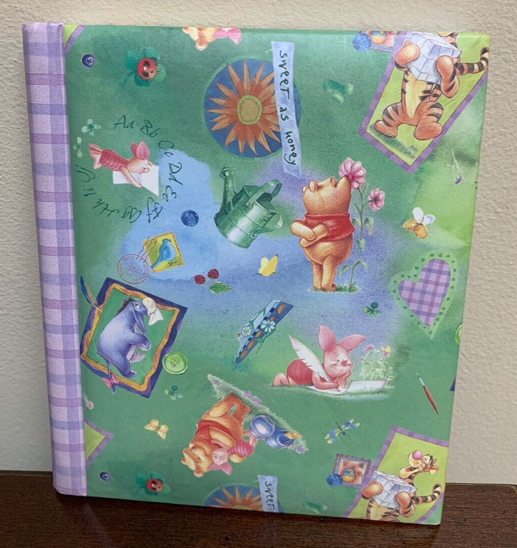 Disney Winnie The Pooh Simply Pooh Piglet Tigger Garden Journal Diary Notebook