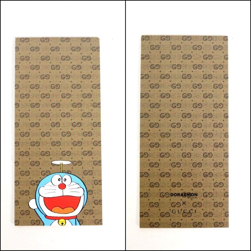 GUCCI x Doraemon collaboration memo pad special letter paper set 4 pieces Japan