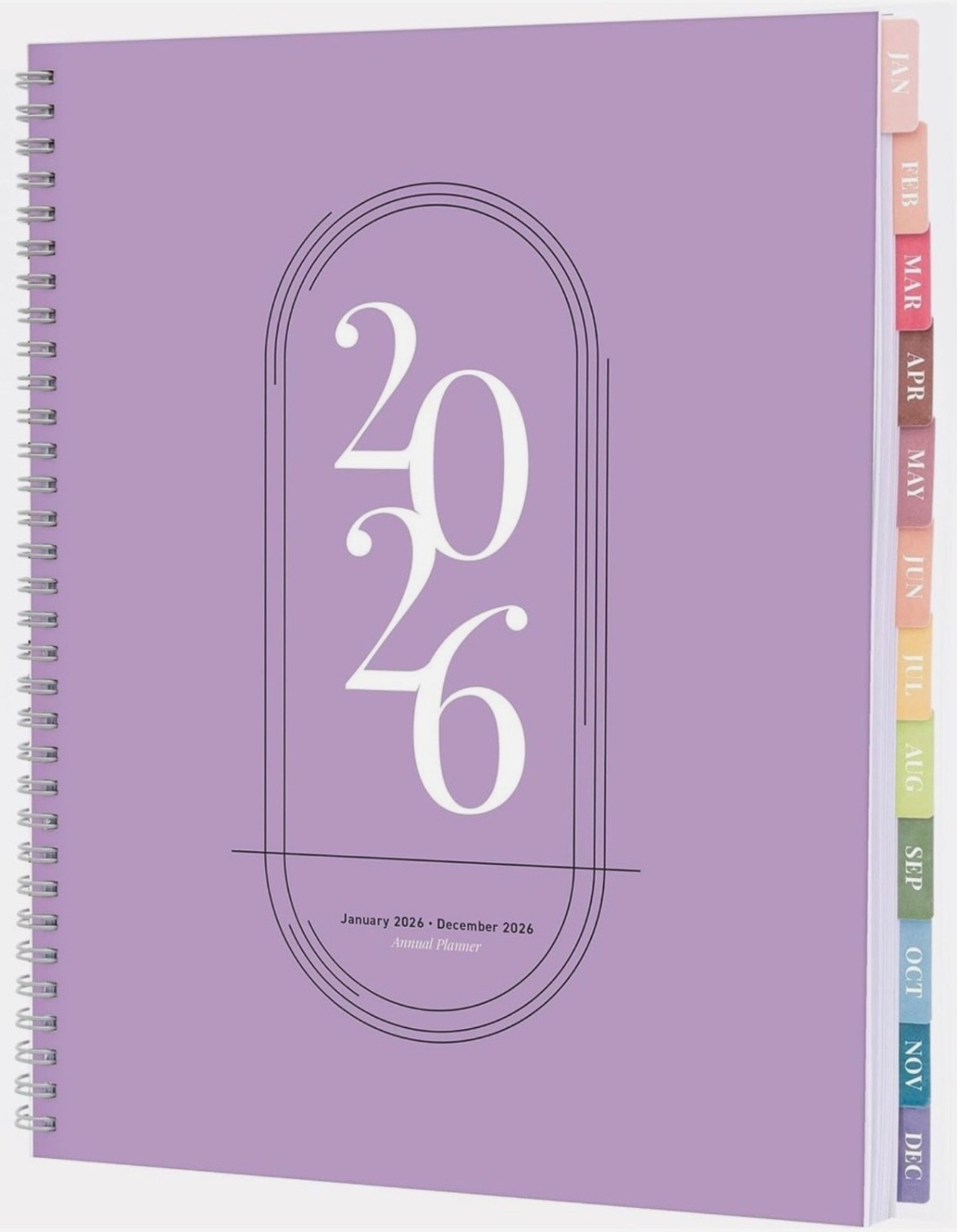 Rileys 2026 Weekly Monthly Planner Lilac Spiral Agenda Calendar NEW Sealed