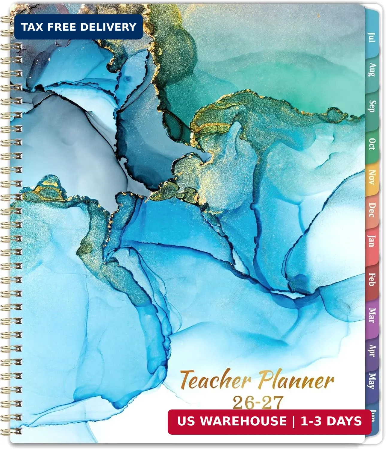Teacher Planner 2026-2027 – Teacher Lesson Planner from July 2026 to June 2027,