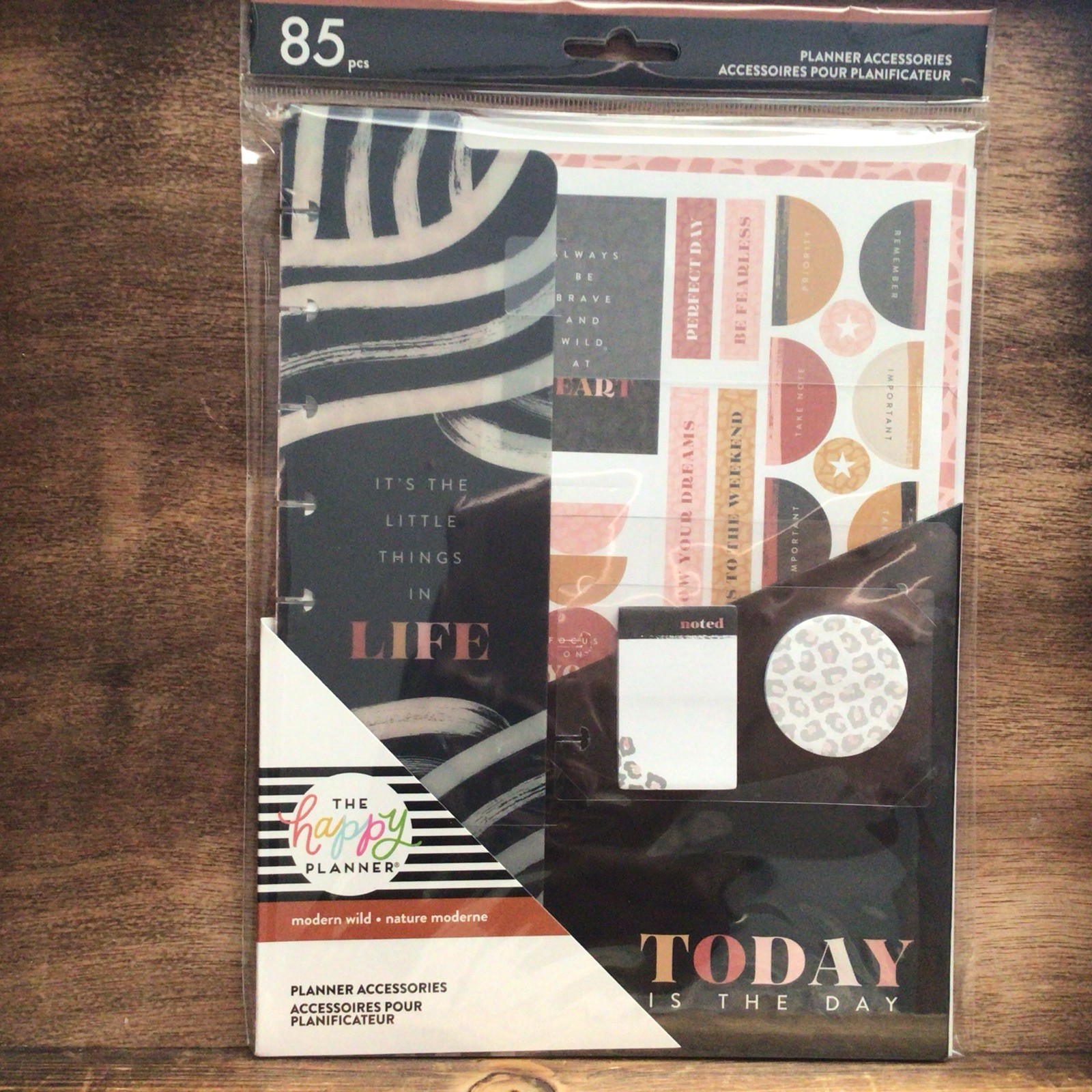 The Happy Planner Accessories Modern Wild Classic Folder Stickers Bookmark Paper