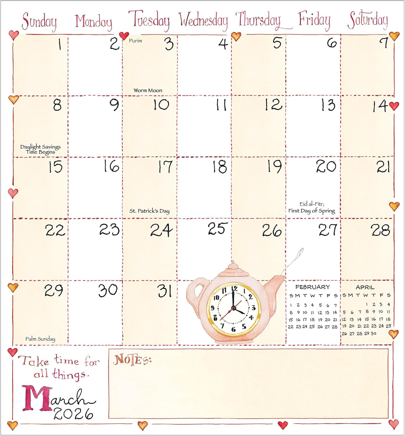 2026-2027 Susan Branch Small Monthly Pocket Planner with 2 Page Large Calendar G