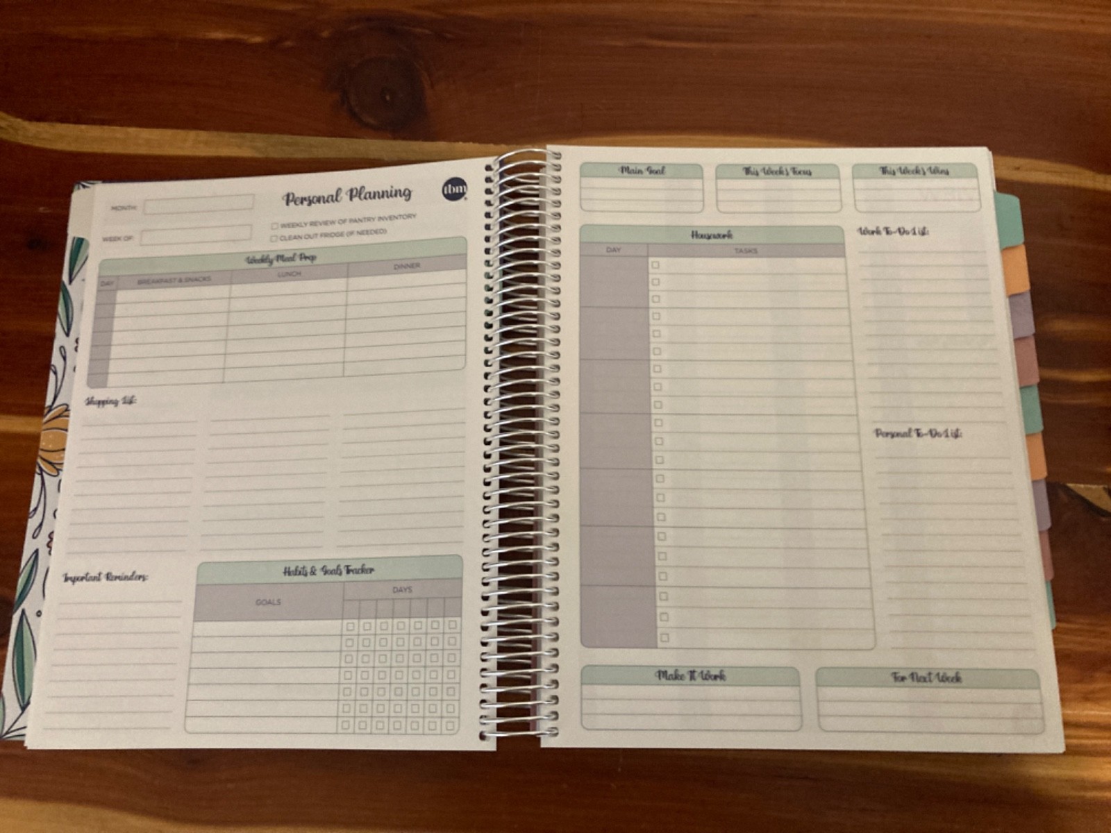 NEW The Budget Mom Live Rich Planner (Small) and Pink Folio