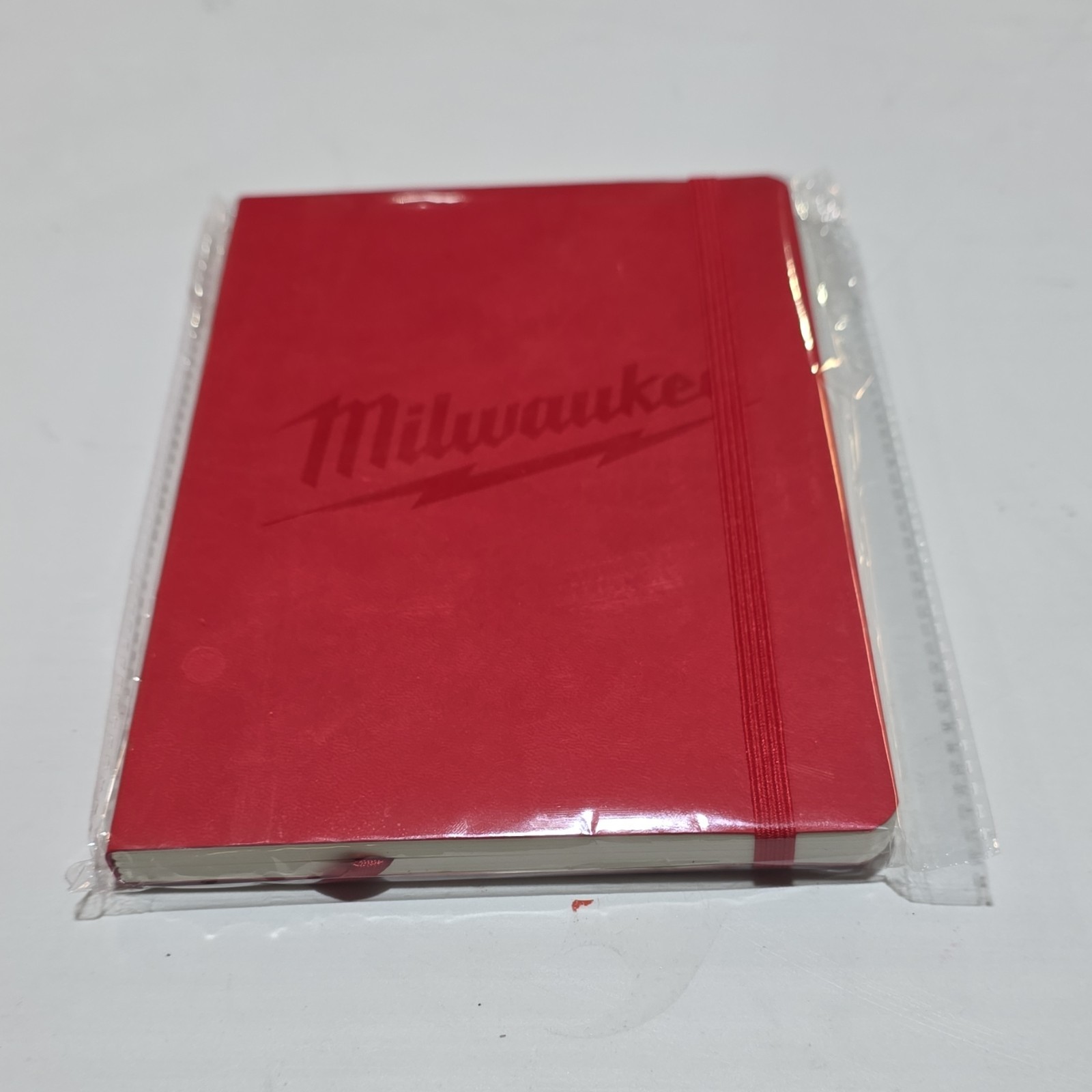 Milwaukee Red Blank Notebook Lanyard Power Pride Performance Cover Sign