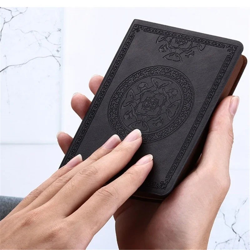 VINTAGE PORTABLE LEATHER NOTEBOOK DIARY JOURNAL 280 PAGES/JOURNALING/ SCHOOL 📝