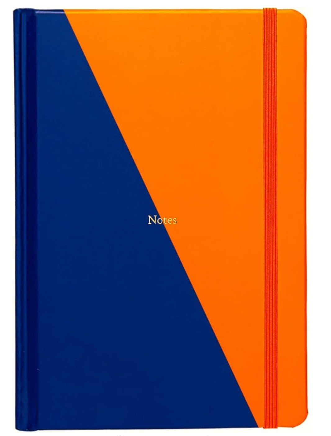 Yop & Tom Medium Hardcover Notebook A5 Lined 180 Pgs – Blue & Orange
