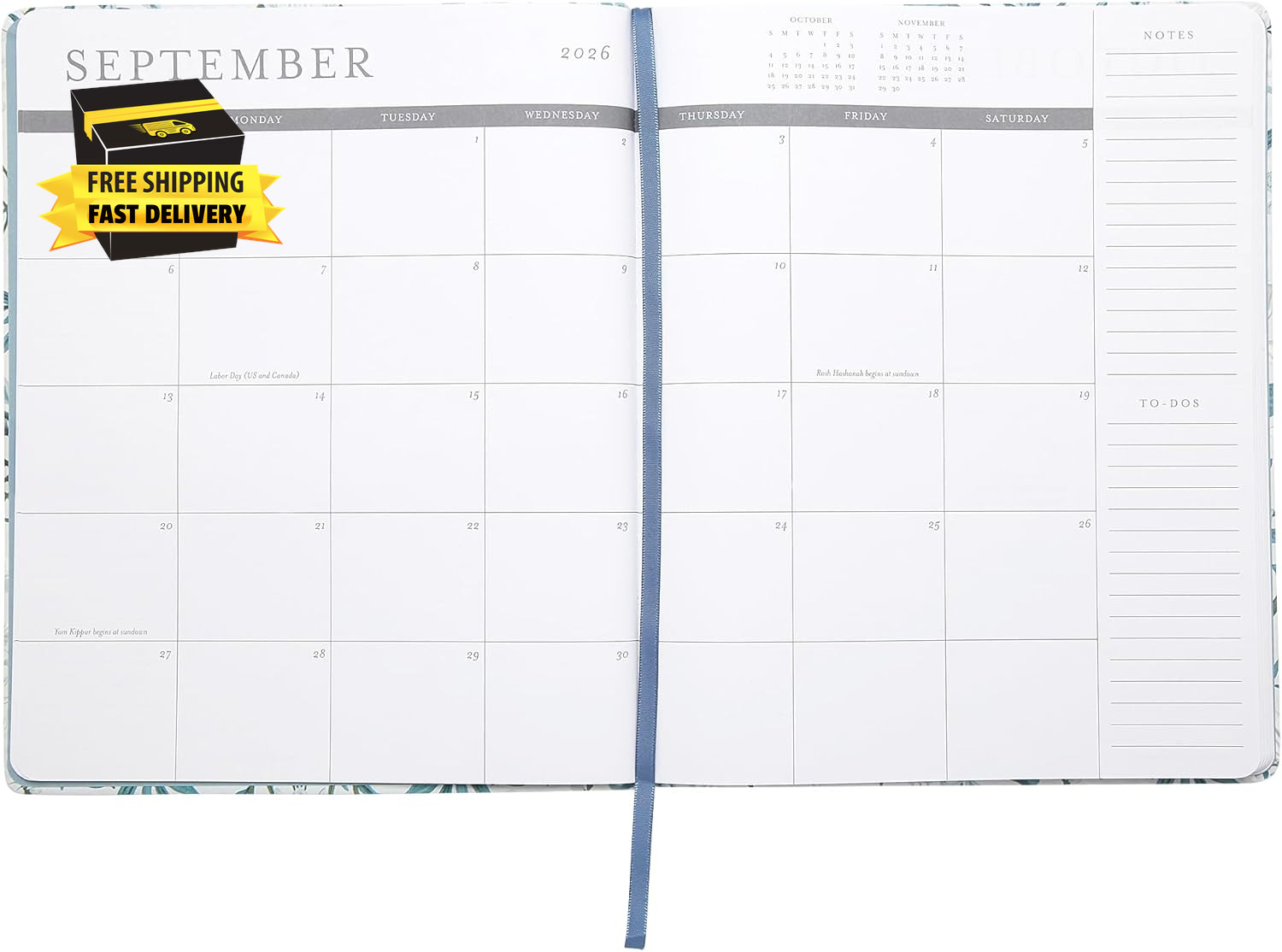 2026 Planner – Weekly and Monthly Planner – 8X10 and 6X8 Planning Notebook and C