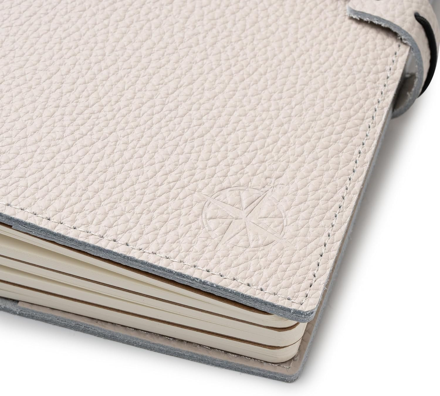 A5 Travelers Notebook with Pockets – Oat Leather Journal – 6″ X 8.5″ (15 X 22Cm)