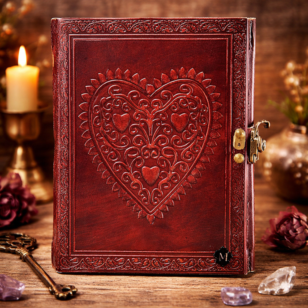 100% Genuine Leather Journal 8”x6” Handmade Rustic Sketchbook Notebook –200 Page
