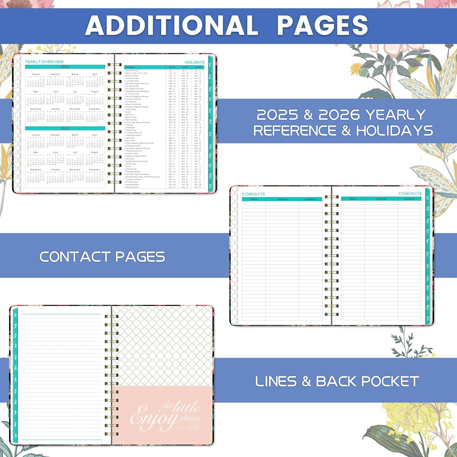 Planner 2026-2027 – 6.4″ X 8.5″, 2026-2027 Planner Weekly and Monthly, JUL.2026