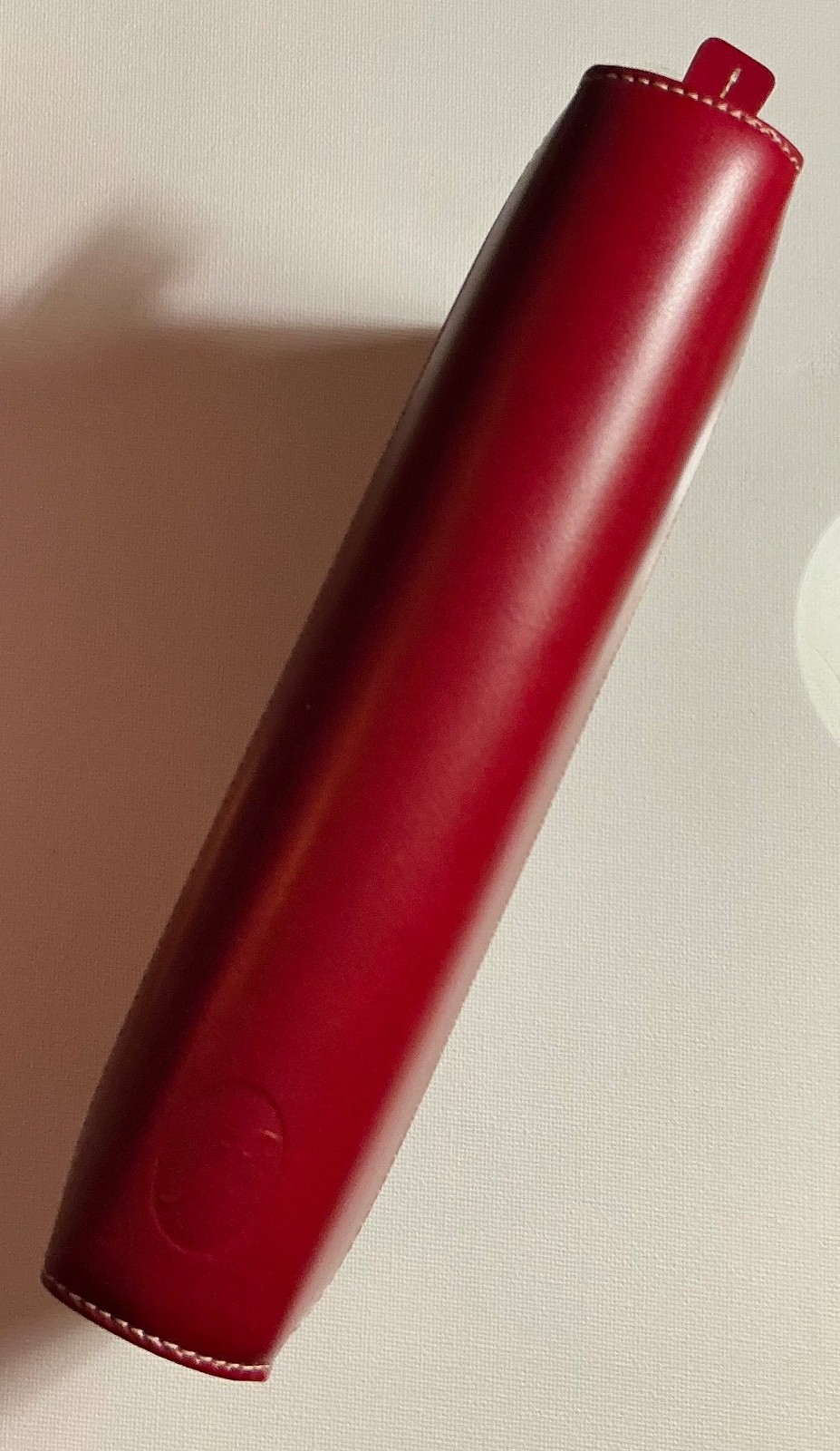 Filofax Cuban Zip Personal Organizer in Beautiful Red Italian Leather – RARE
