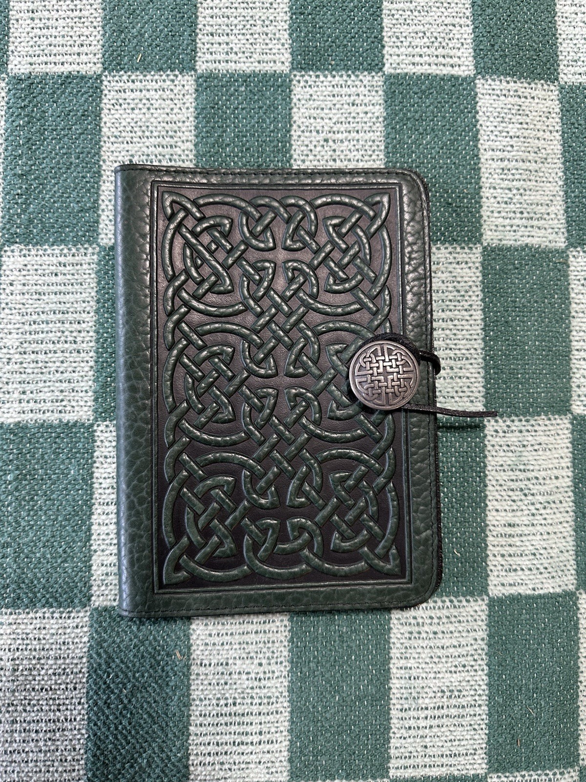 Oberon Design Day-Timer Embossed Leather Celtic 7″ x 5″ Journal Cover