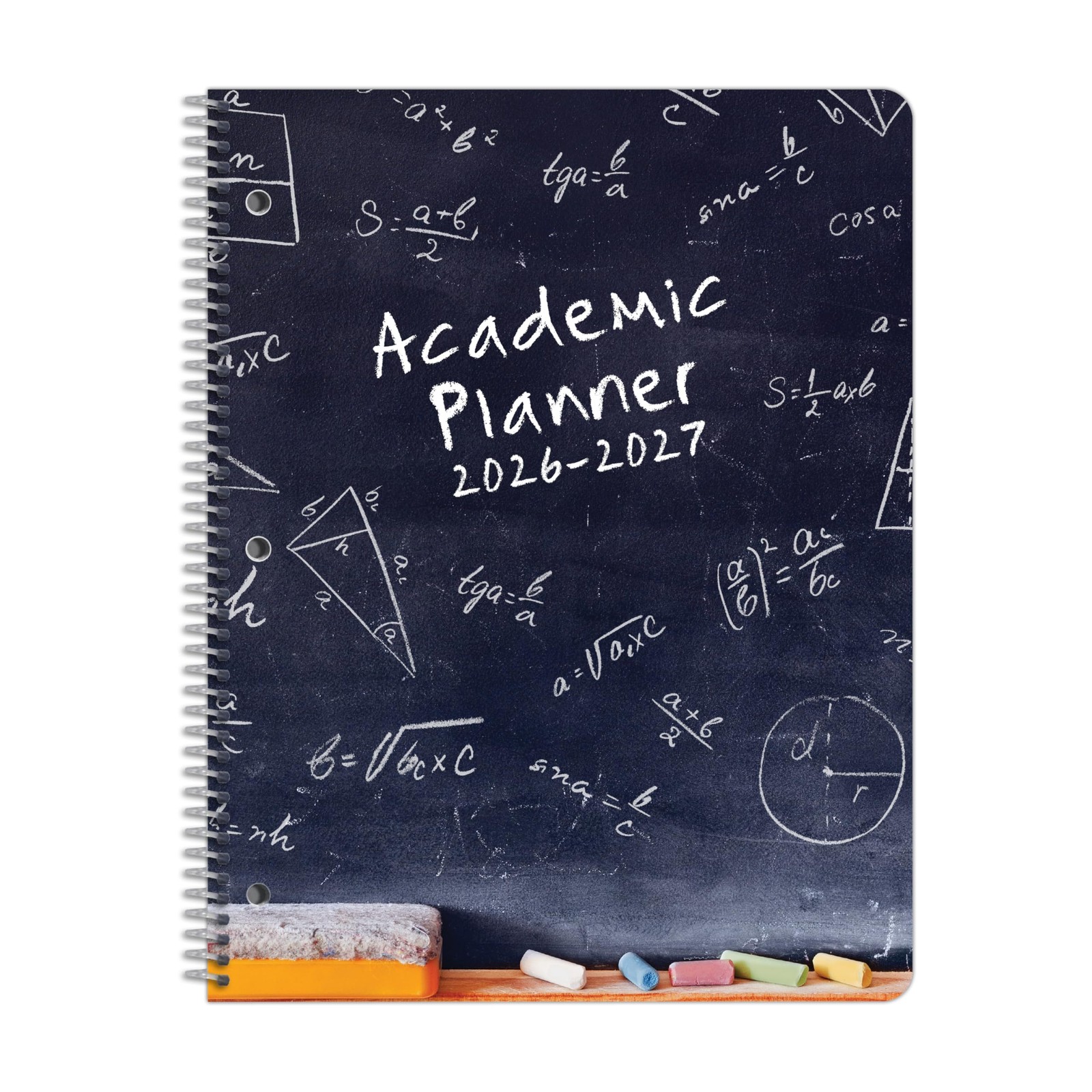 Student Planner 2026-2027 Middle School & High Large (8.5″ by 11″), Black