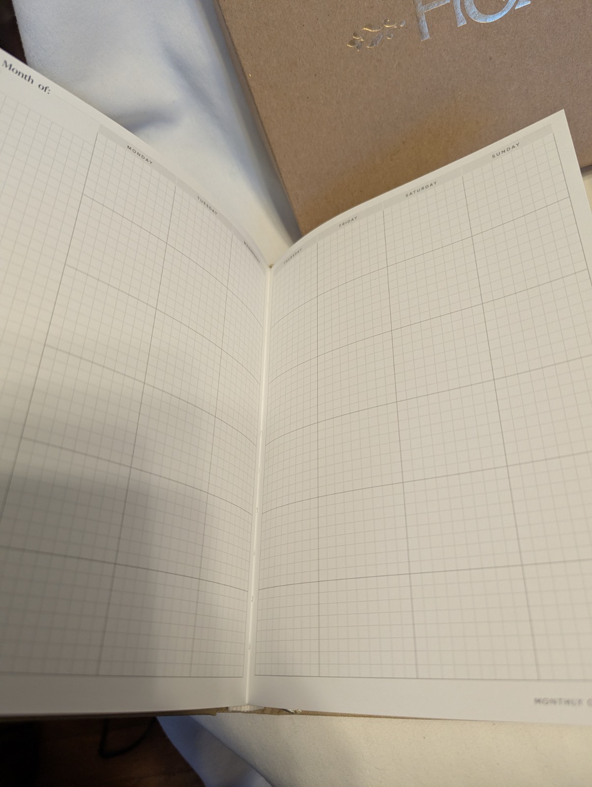 Hemlock & Oak weekly planner, new in box