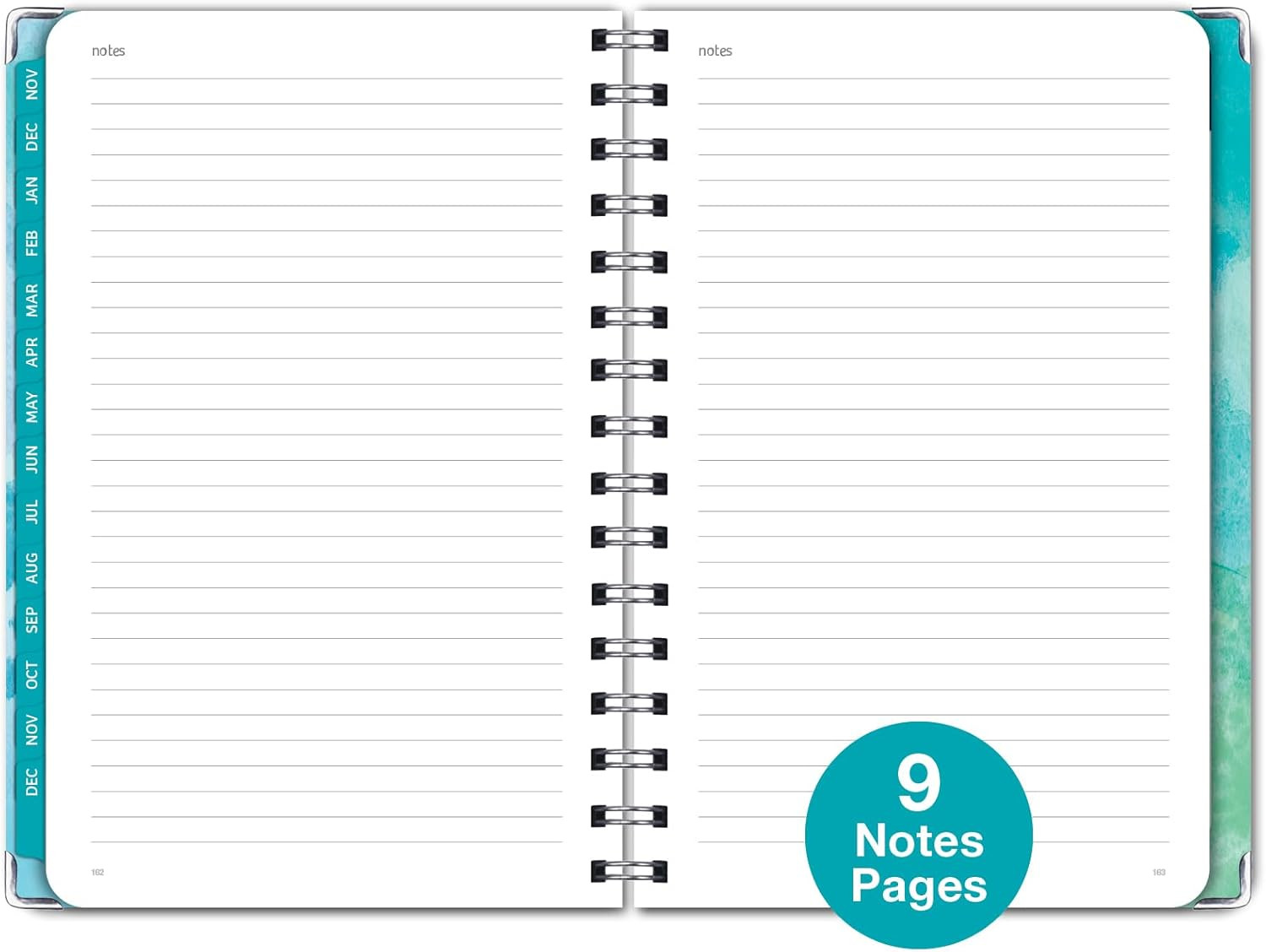 HARDCOVER 2025 Planner, 5.5″X8″: 14 Months (November 2024 – December 2025), Dail