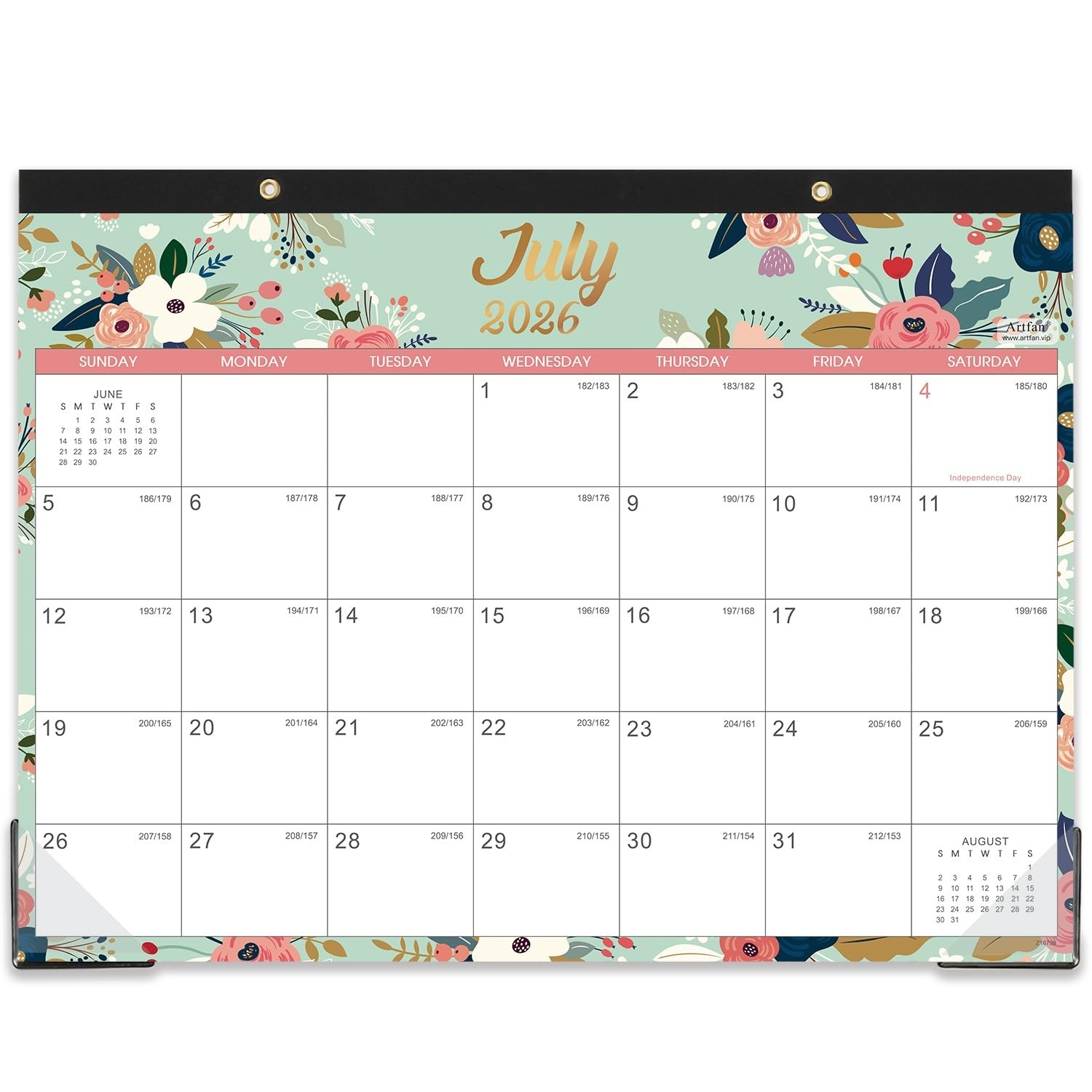 Desk Calendar/Calendar 2026-2027- Jul. 2026 – Dec. 2027, 18 Monthly Desk/Wall…