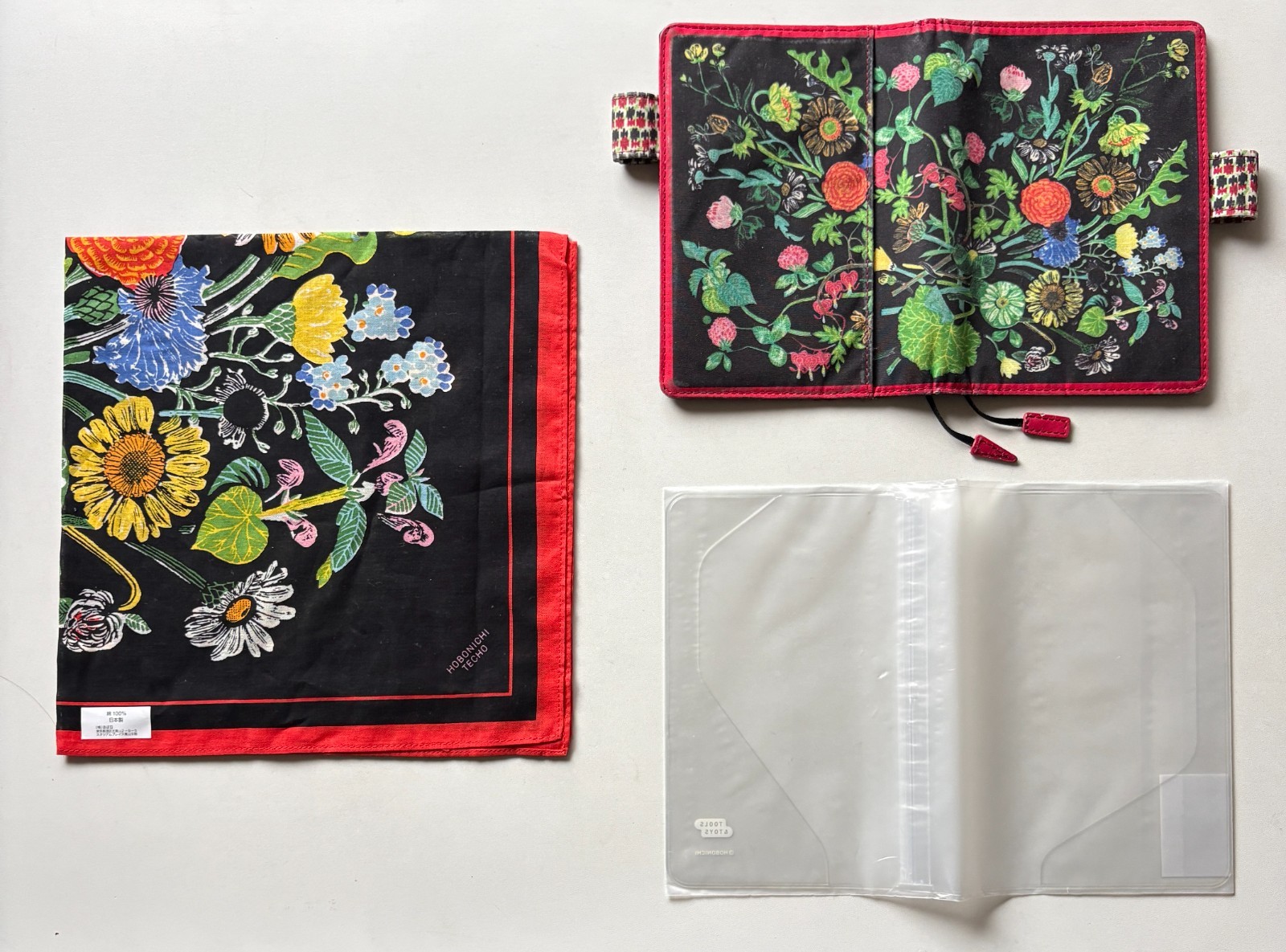 Hobonichi Techo Cover Primavera A6 Original Size with Handkerchief Very RARE