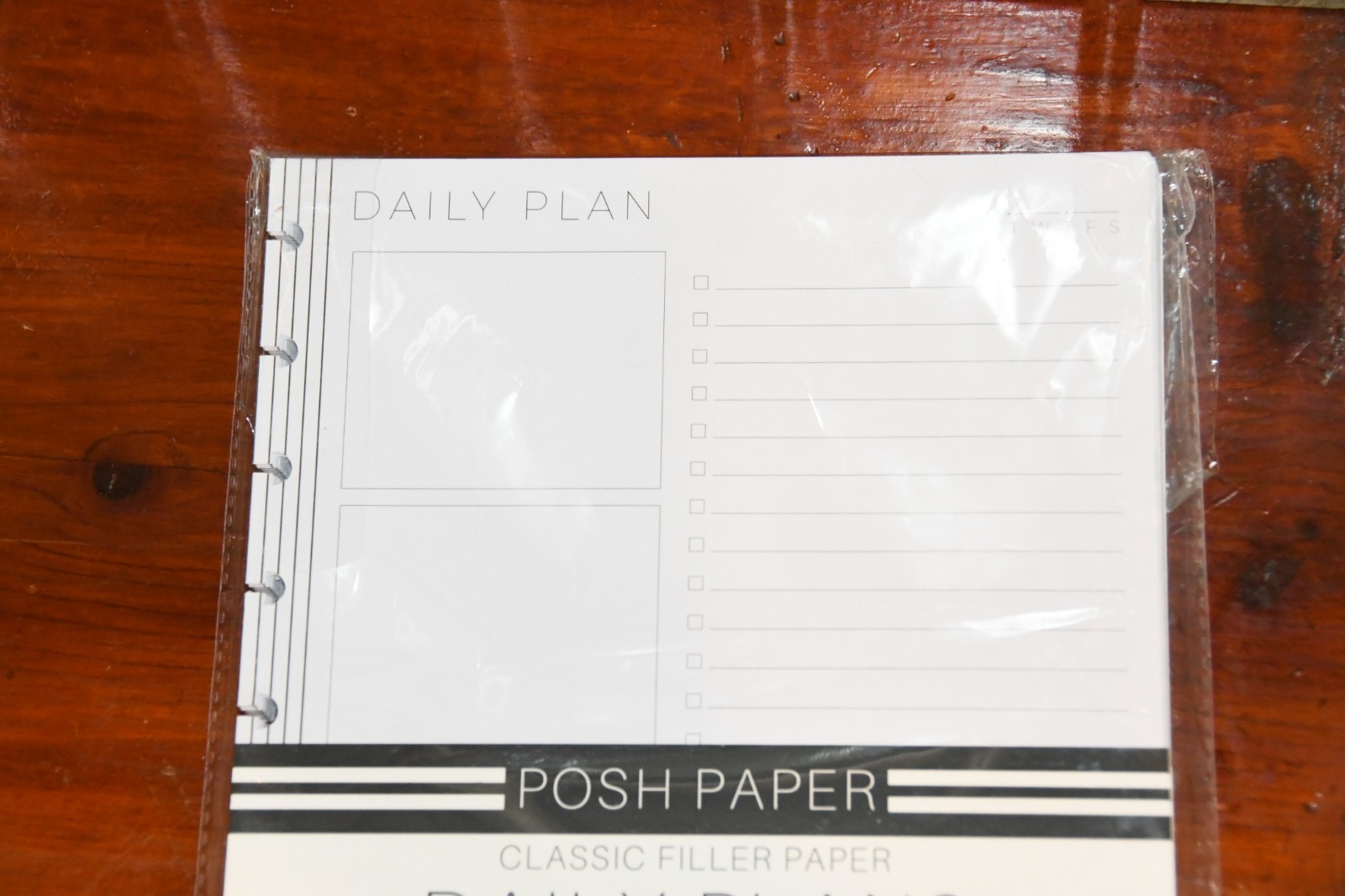 Live Love Posh Classic Filler Paper Daily Plans Sheets 50 pages