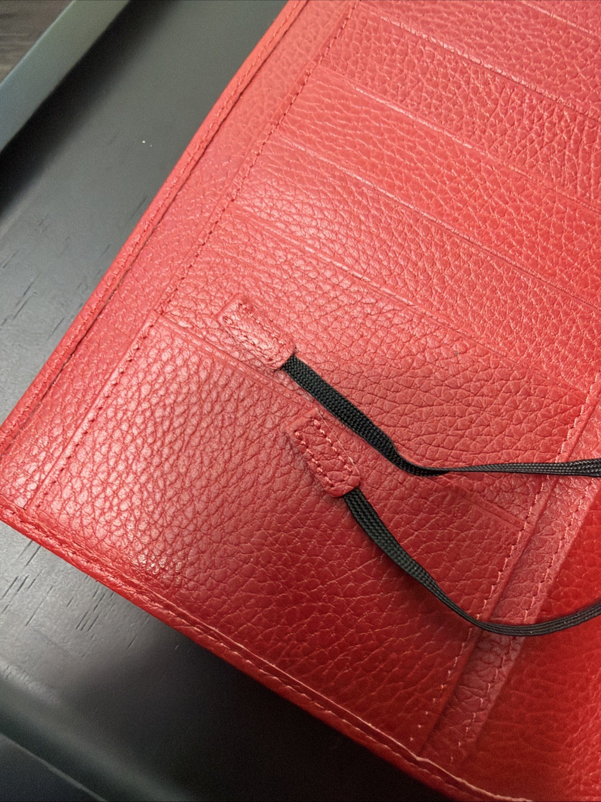 Moterm B6+ Leather Cover Notebook Planner Cherry Red