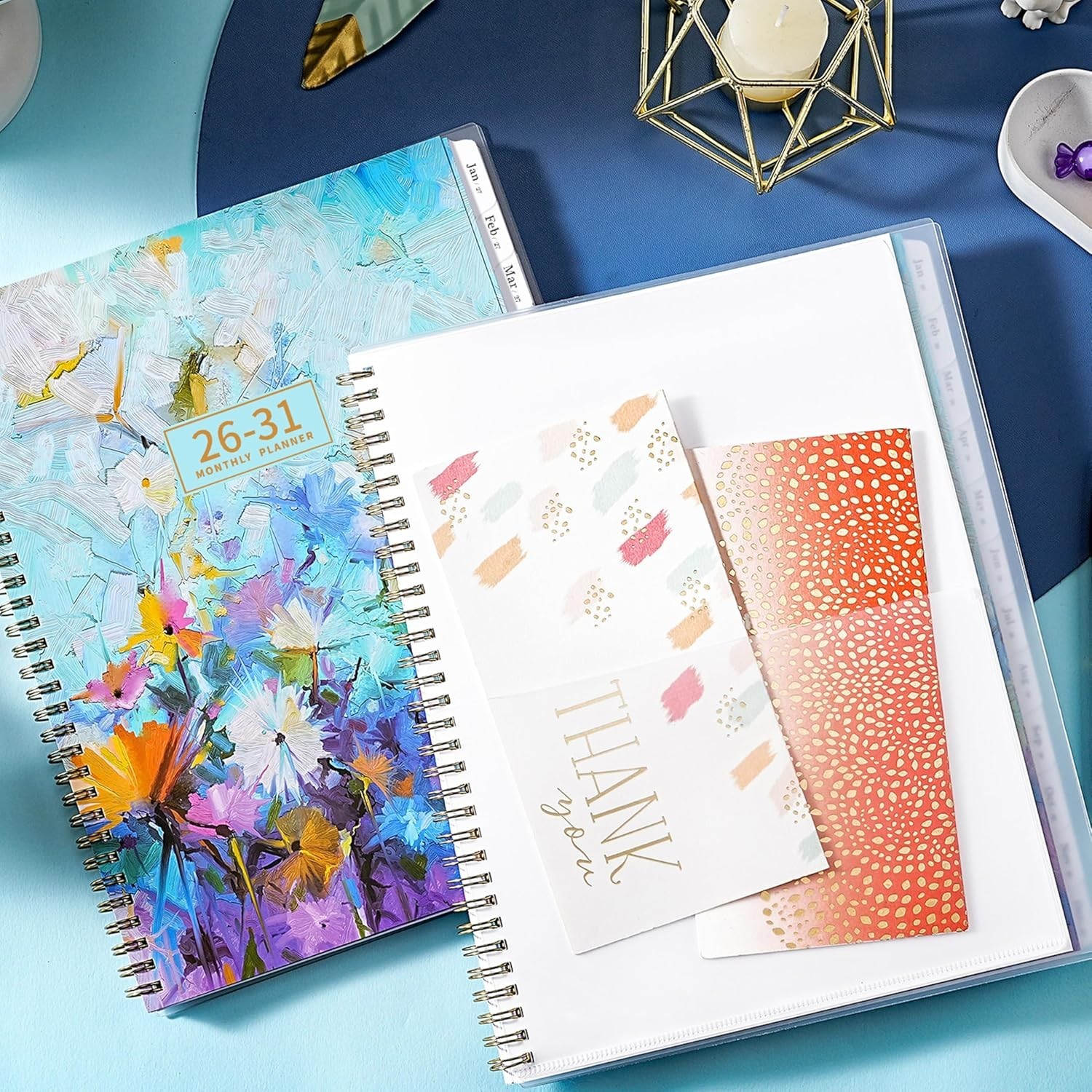 2026-2031 5- Monthly Planner, Waterproof Cover, 9×11, Multicolored