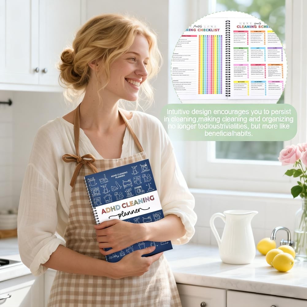Adhd Cleaning Planner, Adhd Cleaning And Organizing Planner For Adults And